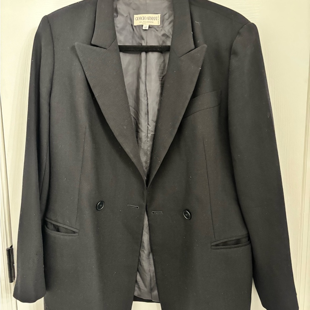 Vintage Giorgio Armani  black Suit Jacket